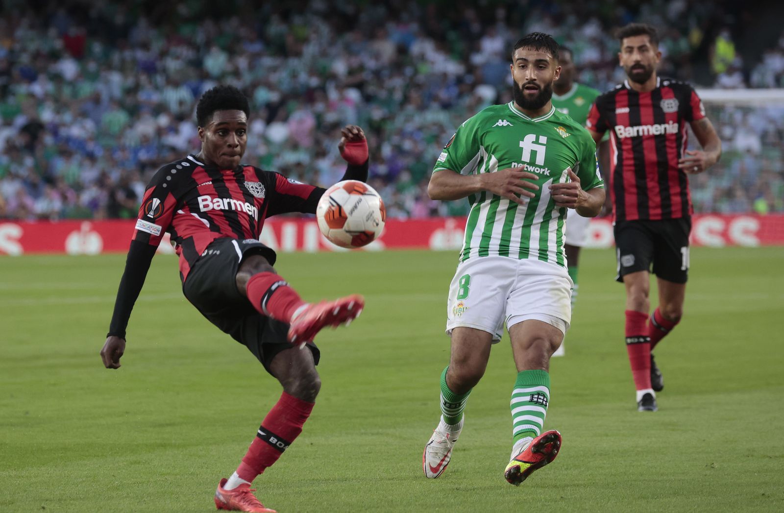 Las imágenes del Betis contra el Bayern Leverkusen