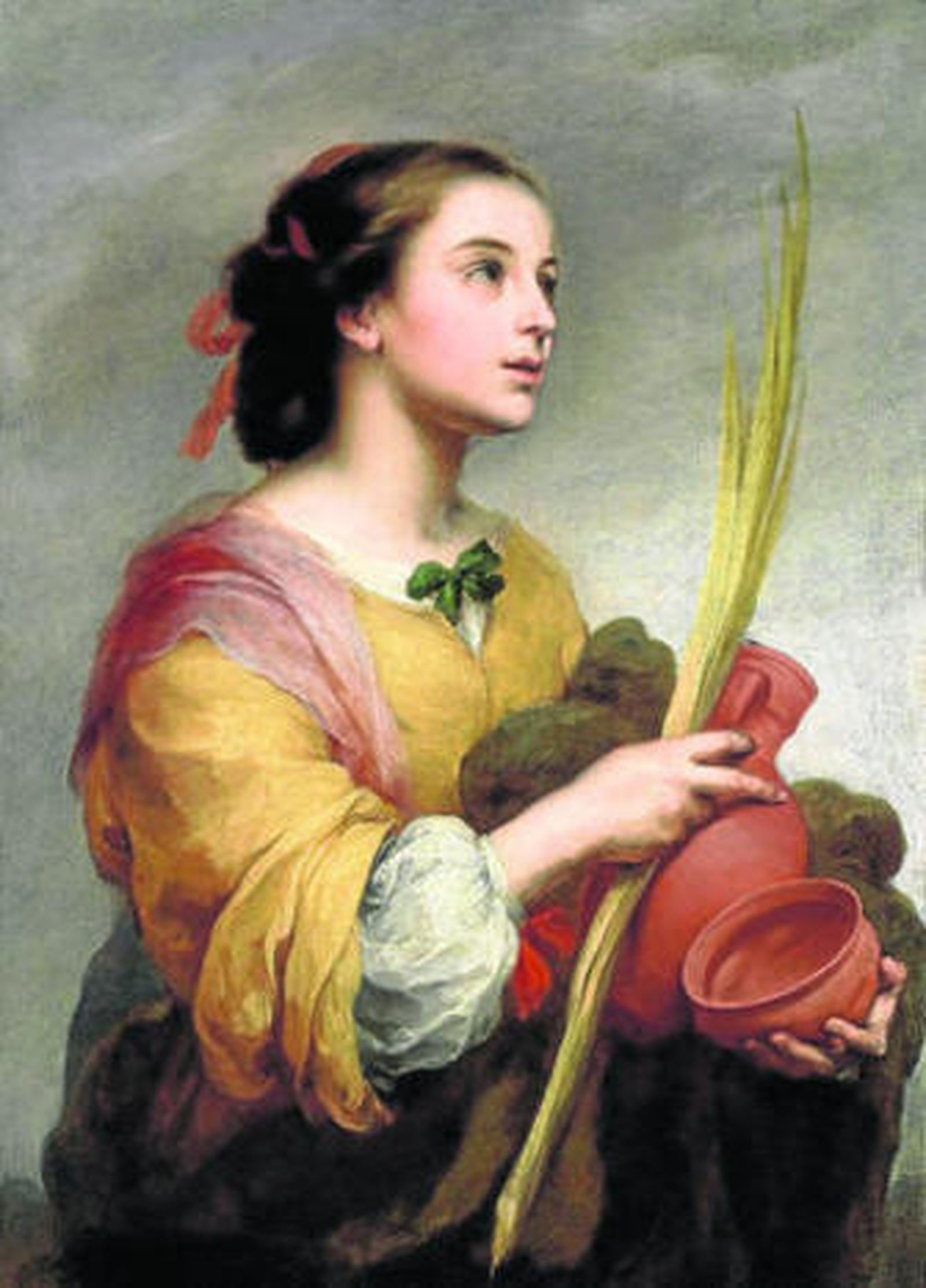 Patronas de Sevilla. Arriba, Santa Justa y abajo, Santa Rufina, ambas de Murillo y atesoradas por el Meadows Museum de Dallas. Para Enrique Valdivieso, "son los más bellos prototipos femeninos plasmados por el artista a lo largo de su carrera".