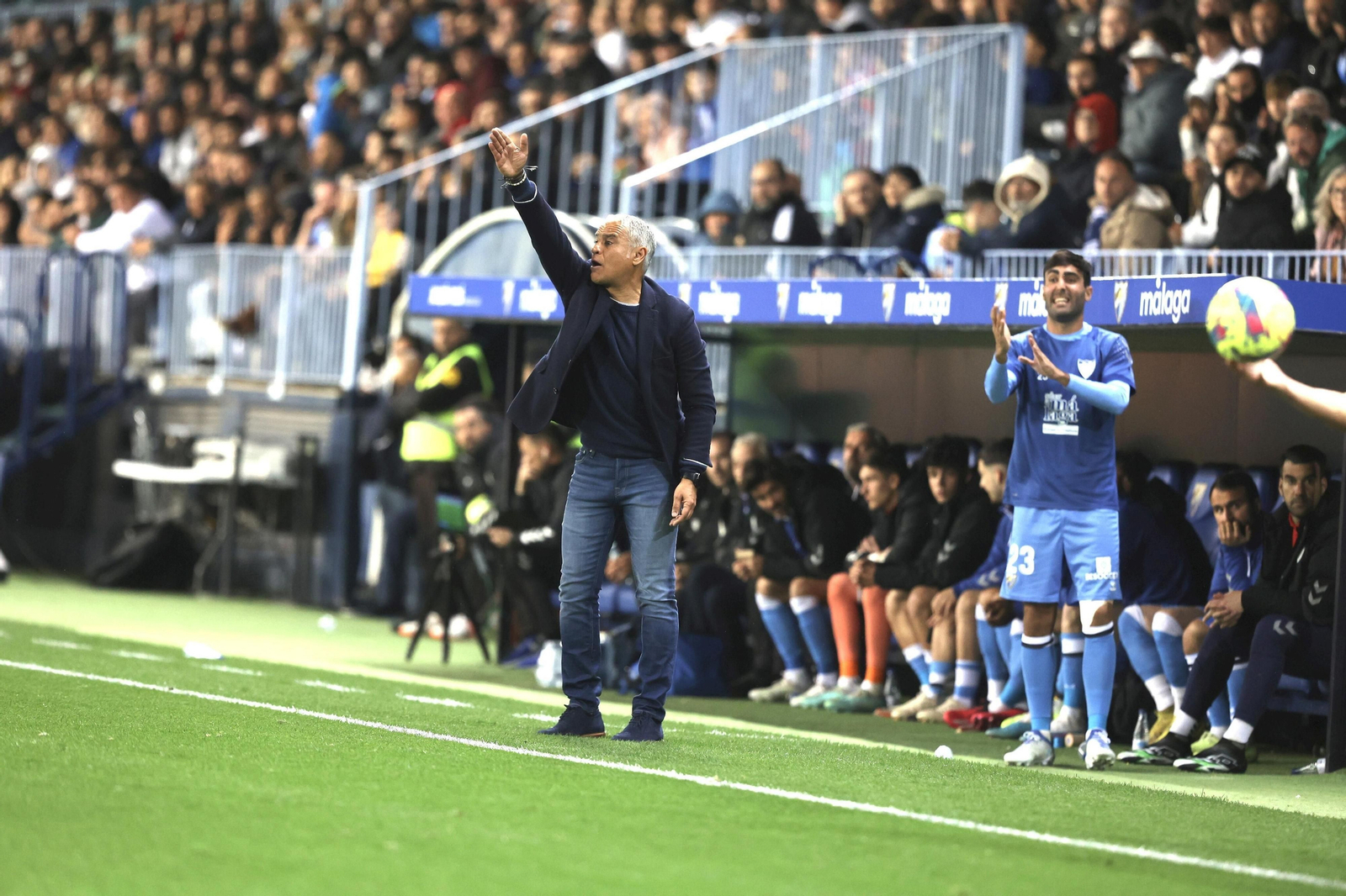 El Málaga CF-Zaragoza, en fotos