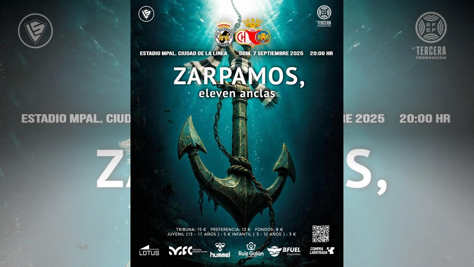 El cartel del Balona-Chiclana.