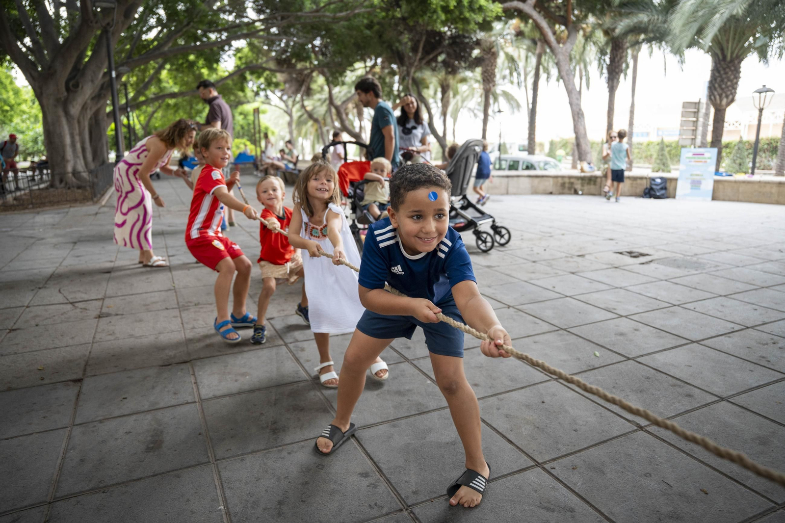 Las mejores fotos de los juegos infantiles en la Feria de Almería