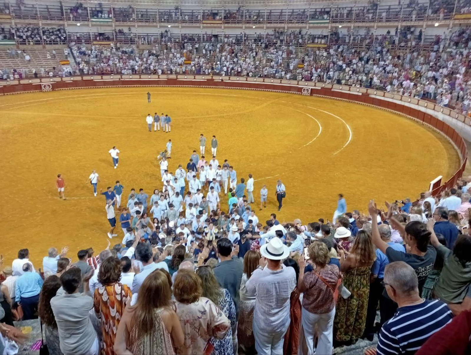 Imagen del interior de la Real Plaza de Toros de El Puerto durante la temporada taurina 2024.