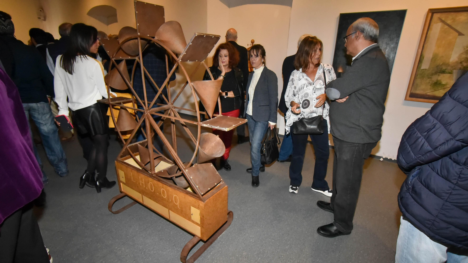 Fotos de la inauguración de la muestra 'El rumor del tiempo' de Guillermo Peréz Villalta