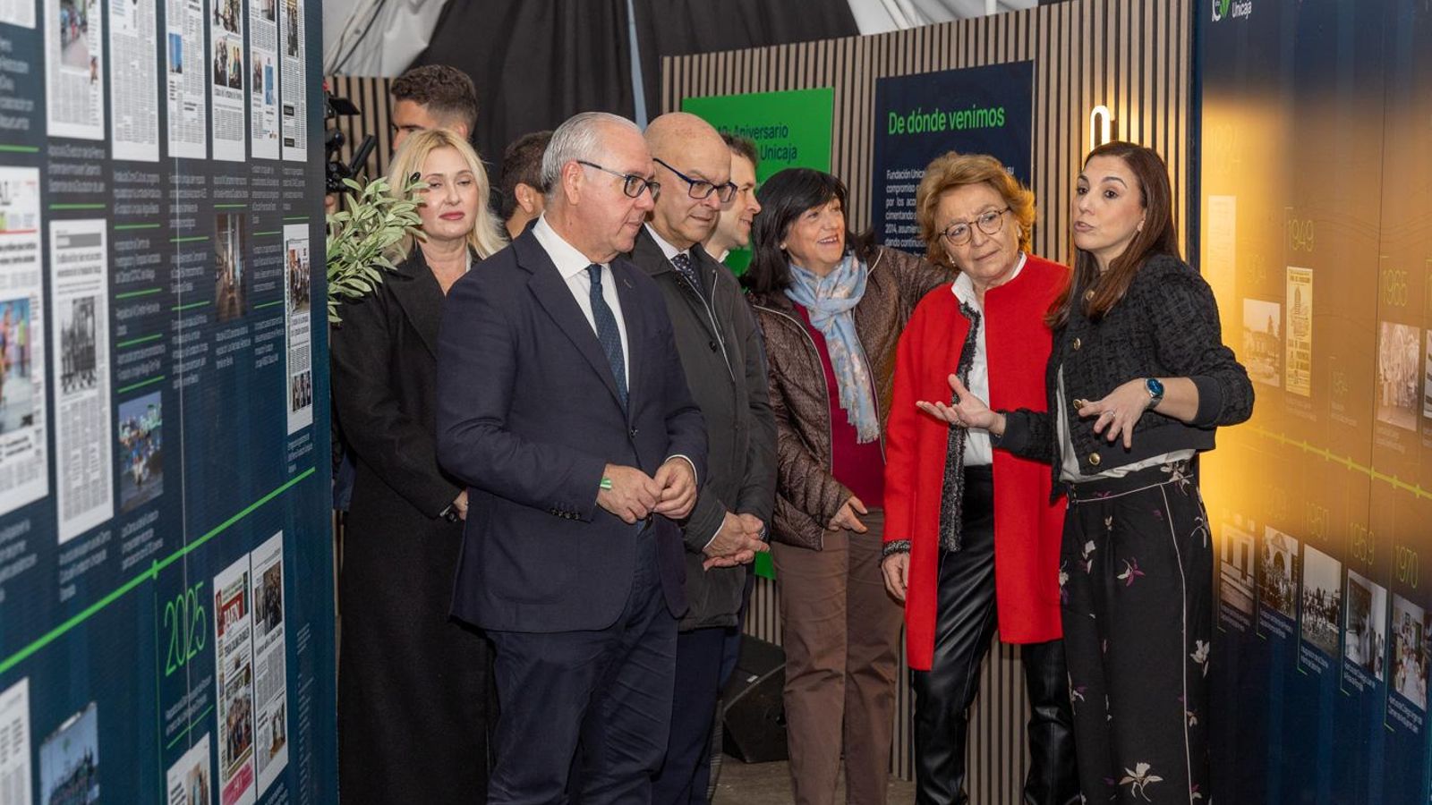 Inauguración en Jaén del Espacio Fundación Unicaja con motivo de la conmemoración del décimo aniversario de la entidad