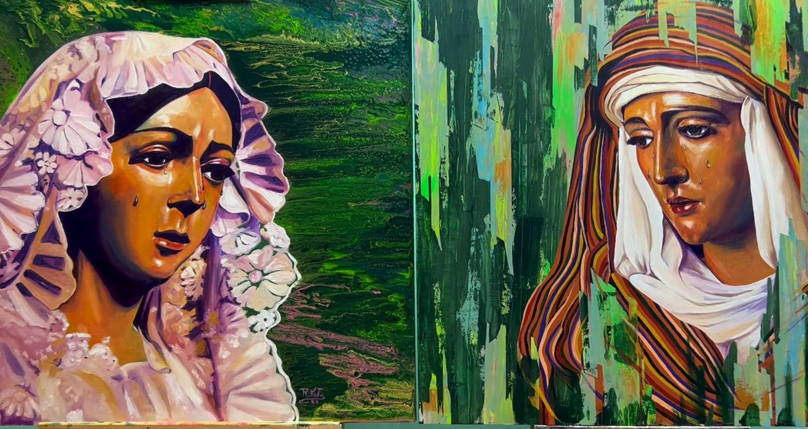 Los lienzos que se proyectarán en Nueva York