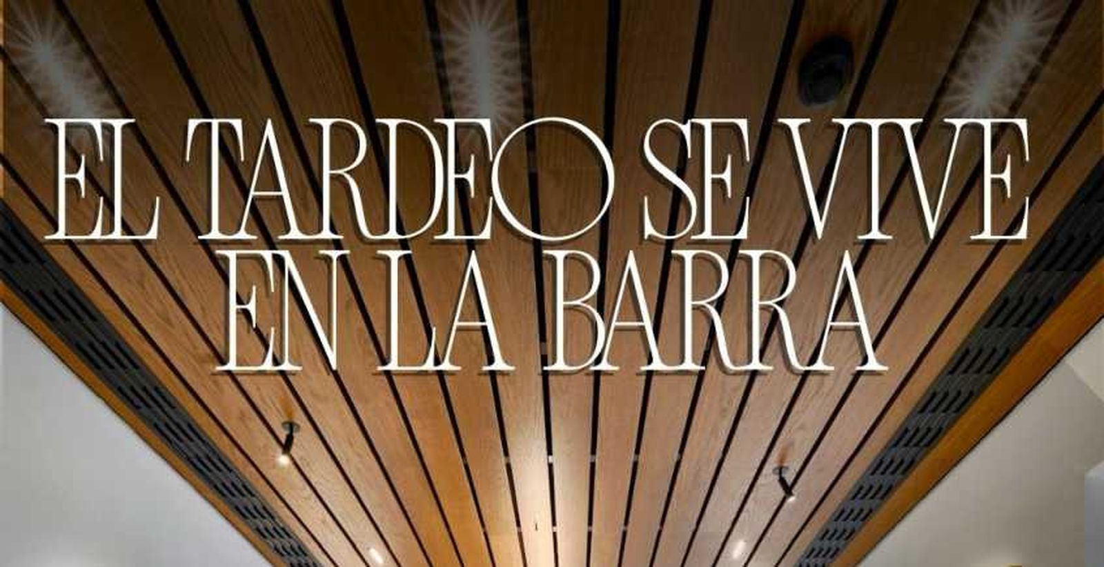 Tardeo en barra de El Faro.
