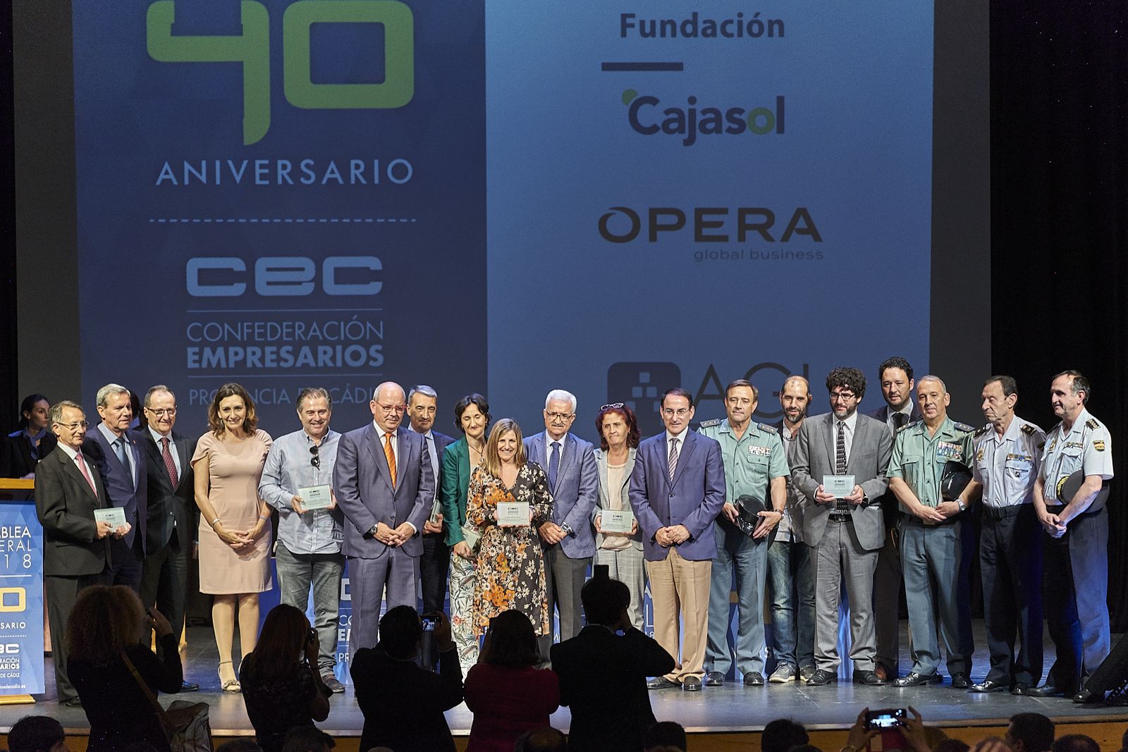 La Confederación de Empresarios de Cádiz (CEC) celebra su 40 aniversario.