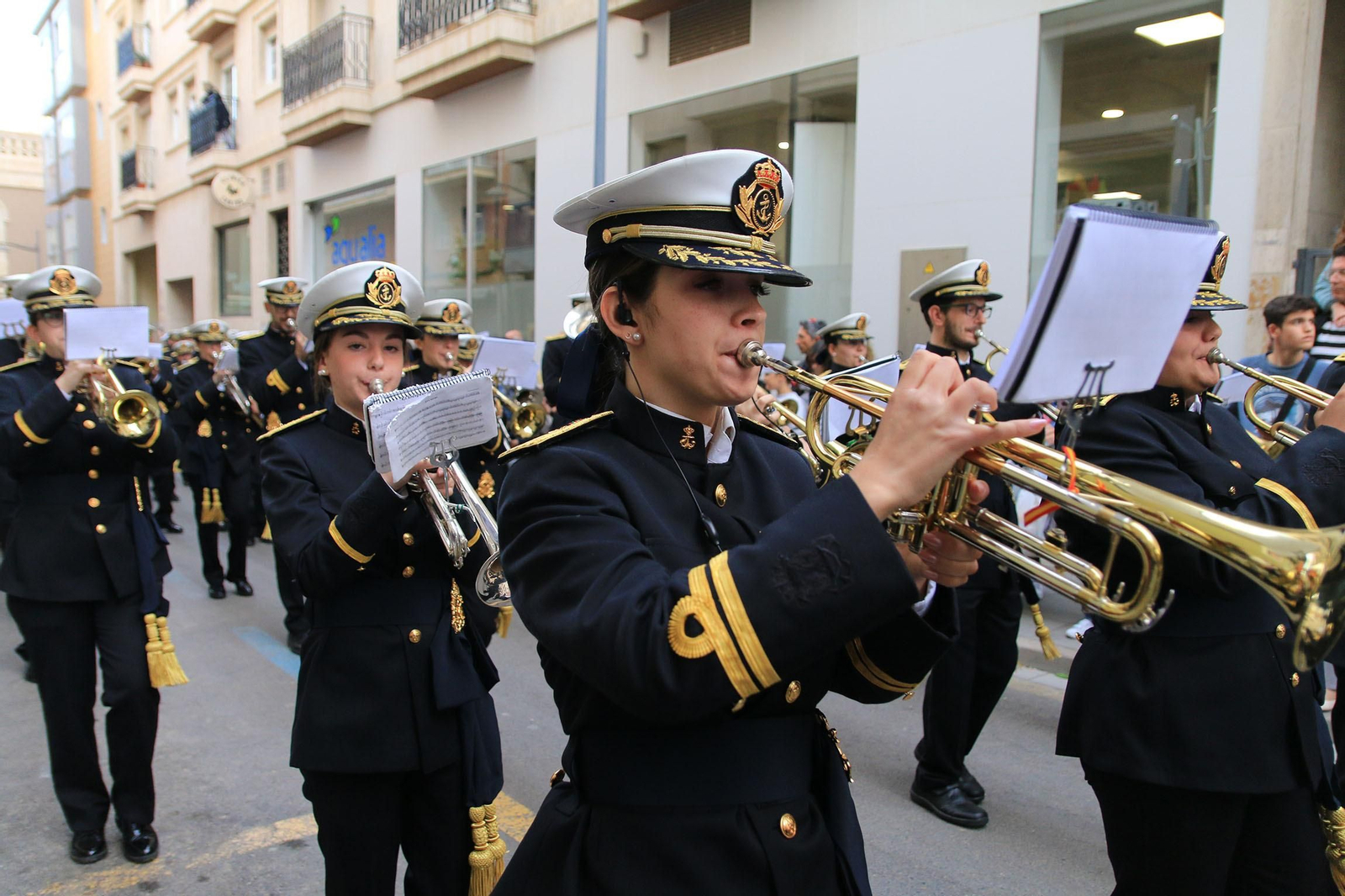 La procesión de Las Angustias, en imágenes