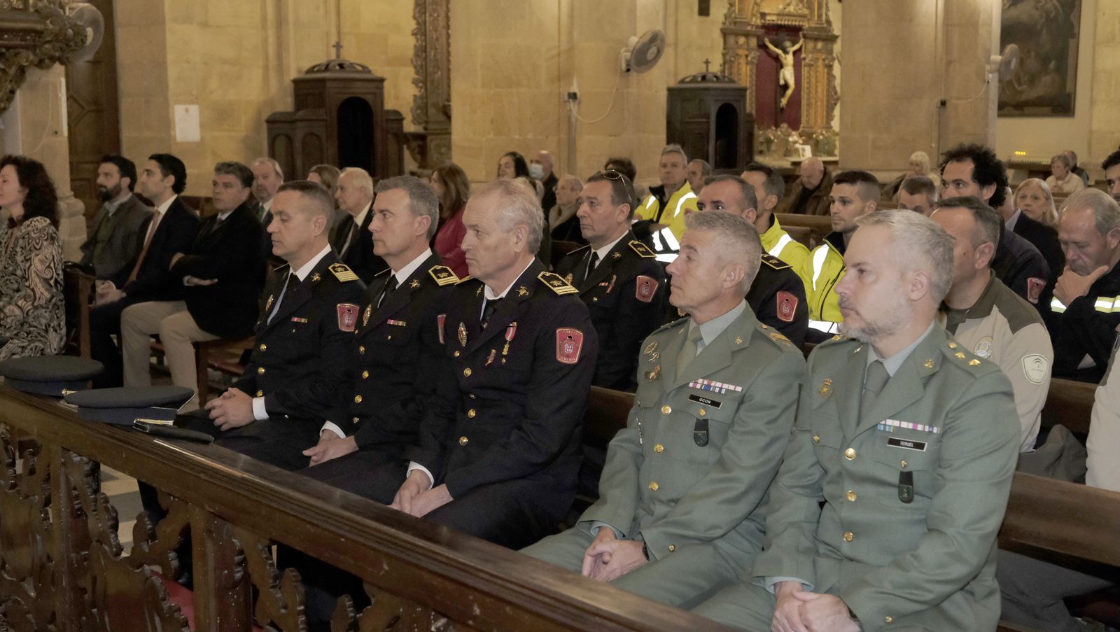 Imágenes del acto del patrón de los bomberos, San Juan de Dios. Almería