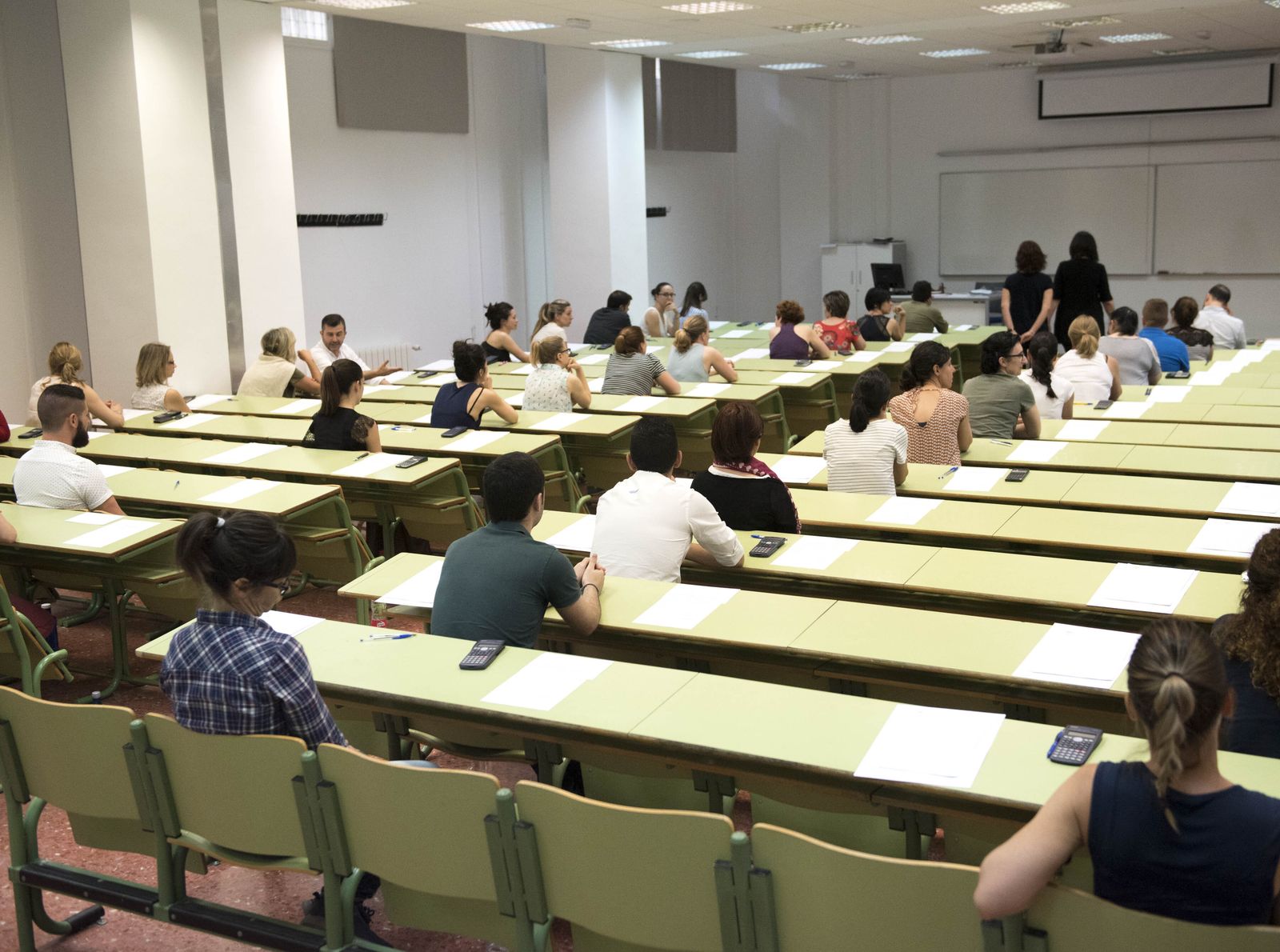 Examen de oposiciones.