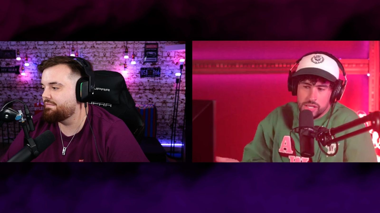 Ibai charla con Bad Bunny en directo