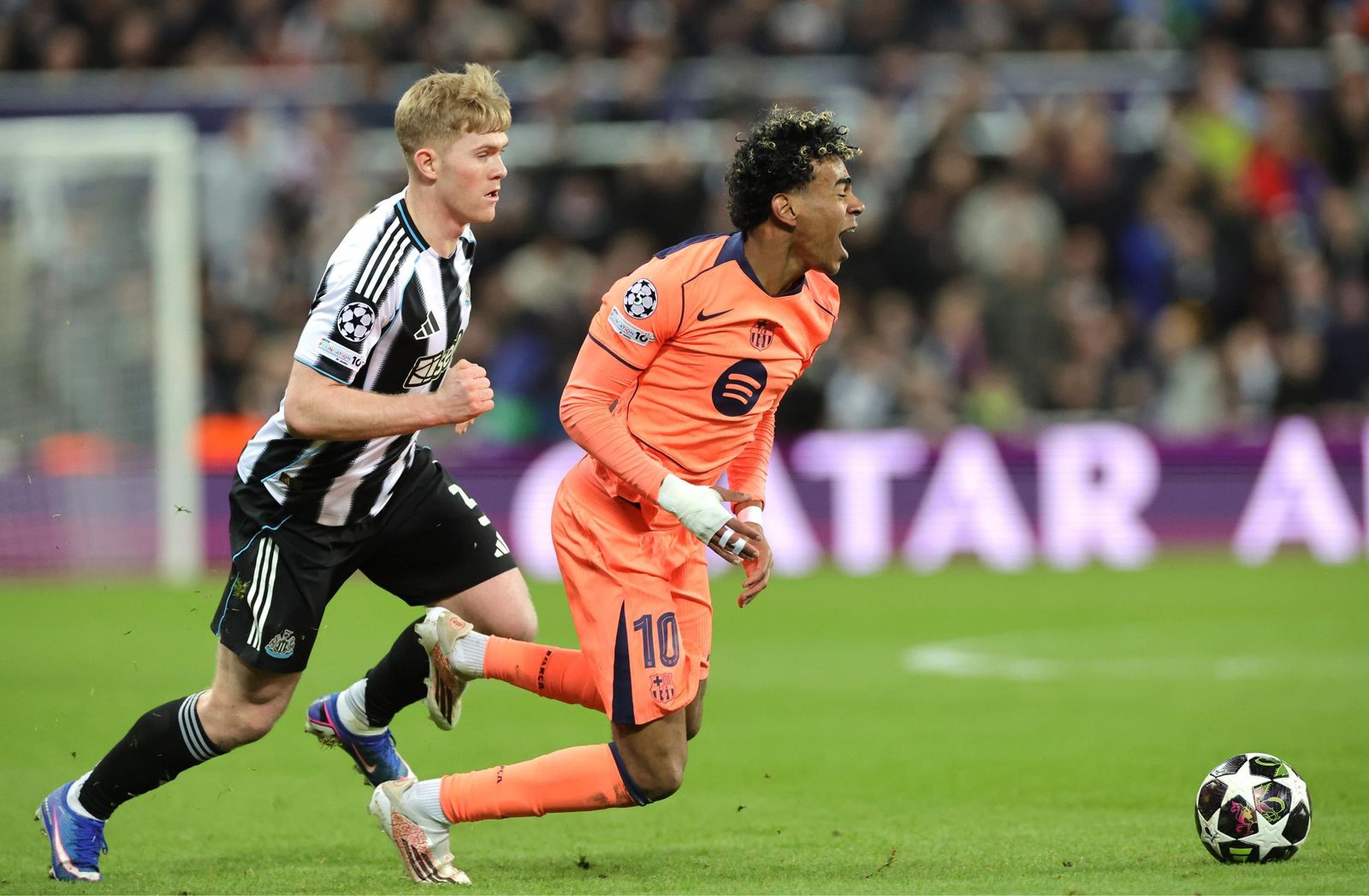 Las fotos del Newcastle-Barcelona