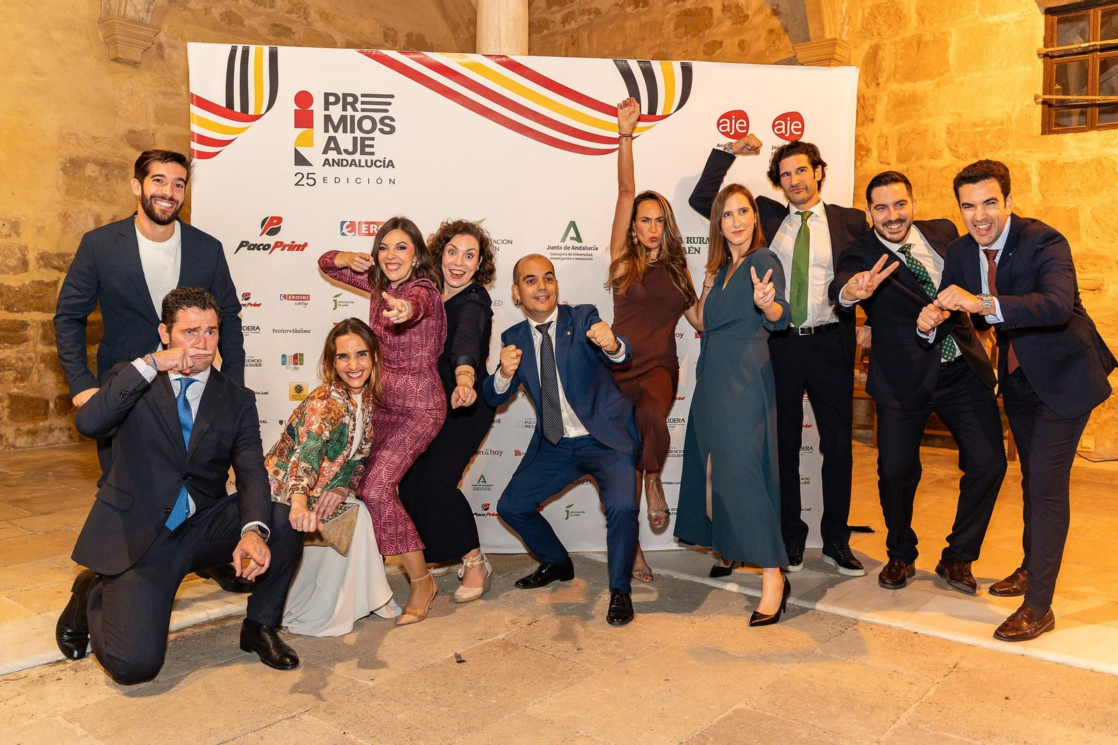 Así fue la mágica noche de entrega de los Premios AJE Andalucía, en imágenes