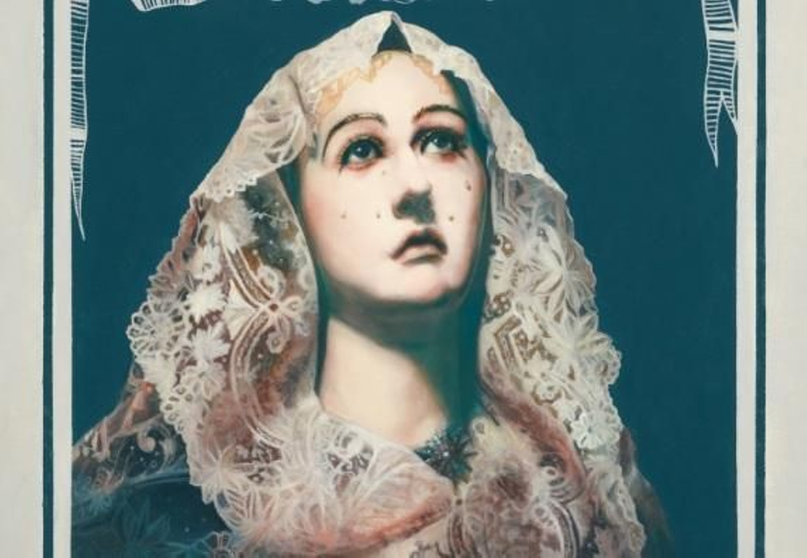 La Virgen de los Dolores en el cartel de Santiago Rodríguez