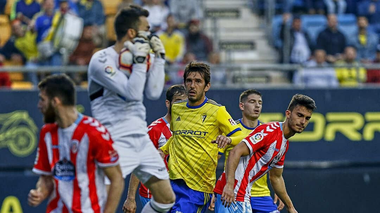 Imágenes del partido de fútbol Cádiz CF - CD Lugo