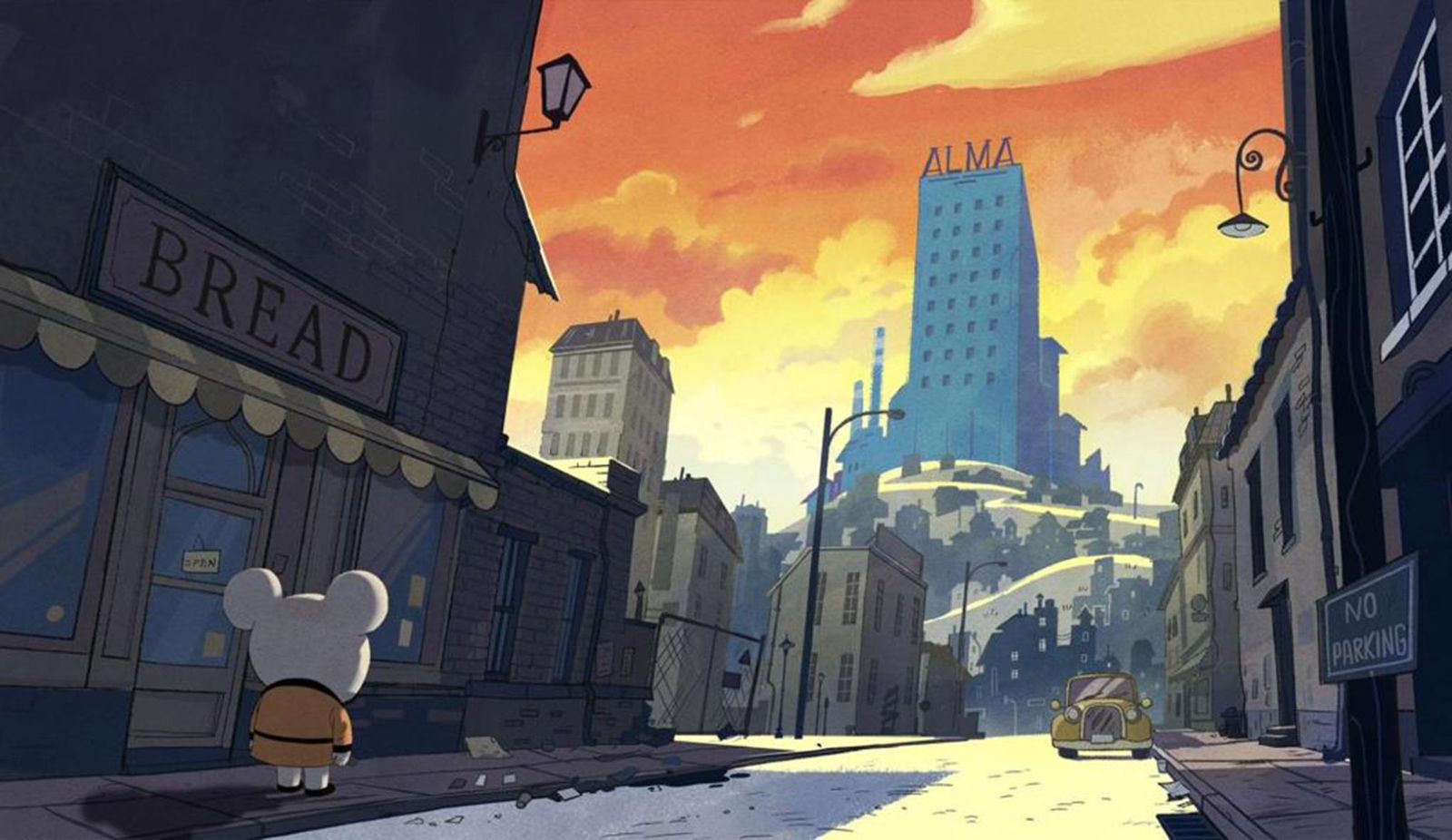 Una imagen de 'Decorado' (2025), de Alberto Vázquez, Goya al mejor largo de animación.