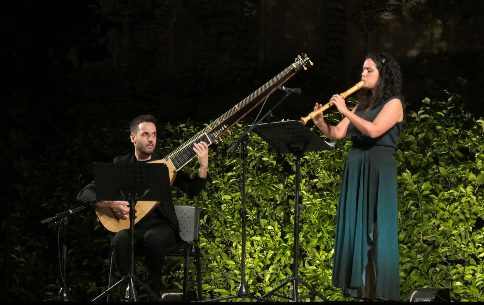Daniel Zapico y Tamar Lalo en el Alcázar.