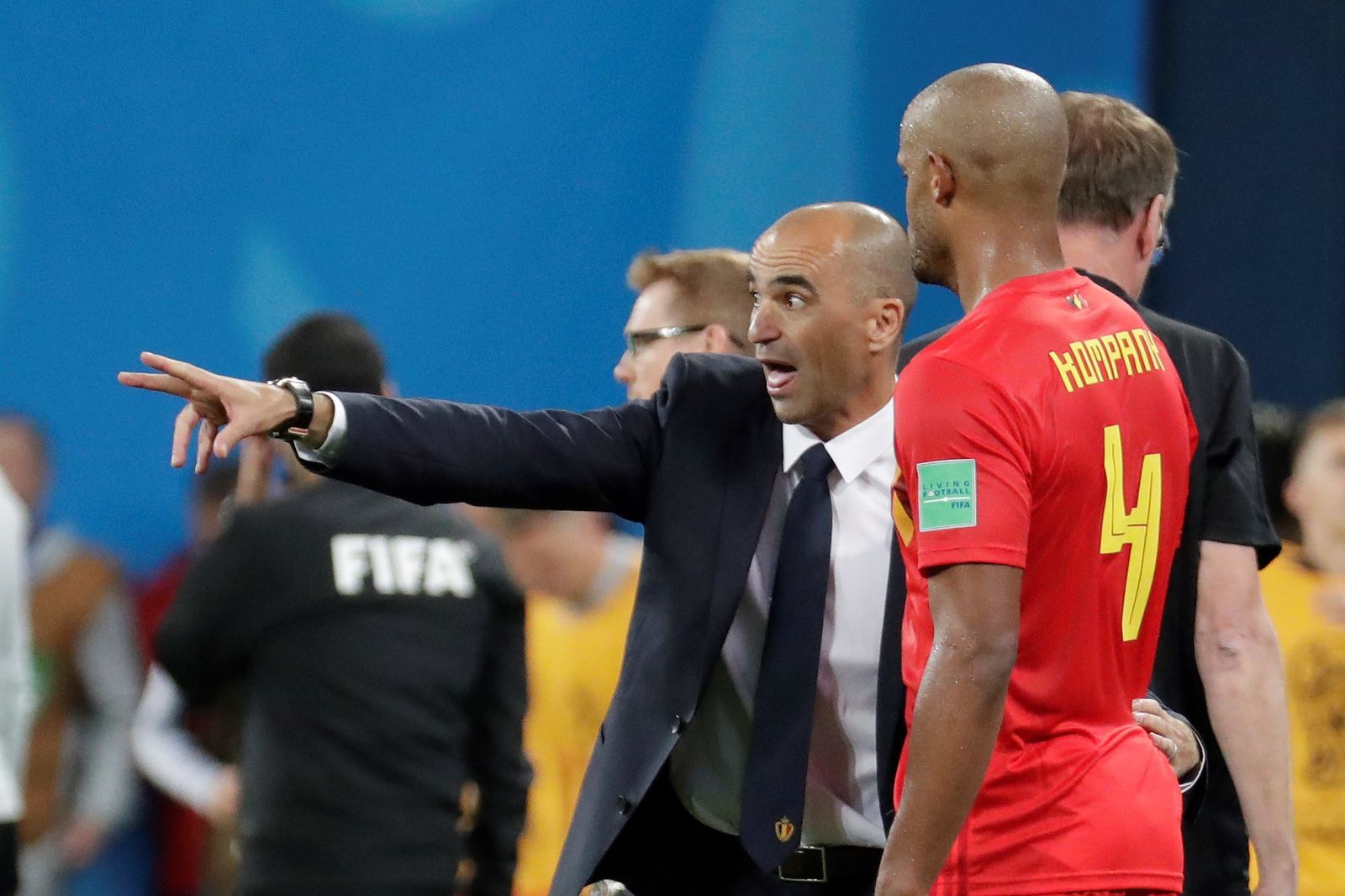 Las imágenes del Francia-Bélgica