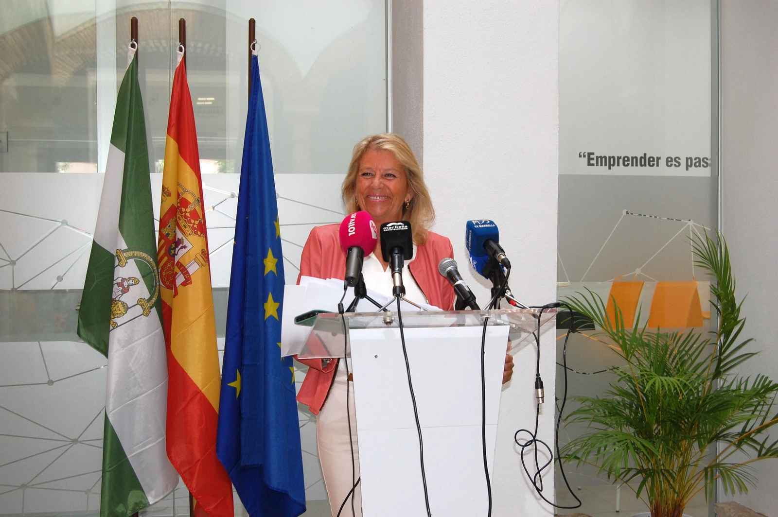 La alcaldesa de Marbella, Ángeles Muñoz. La alcaldesa de Marbella, Ángeles Muñoz.