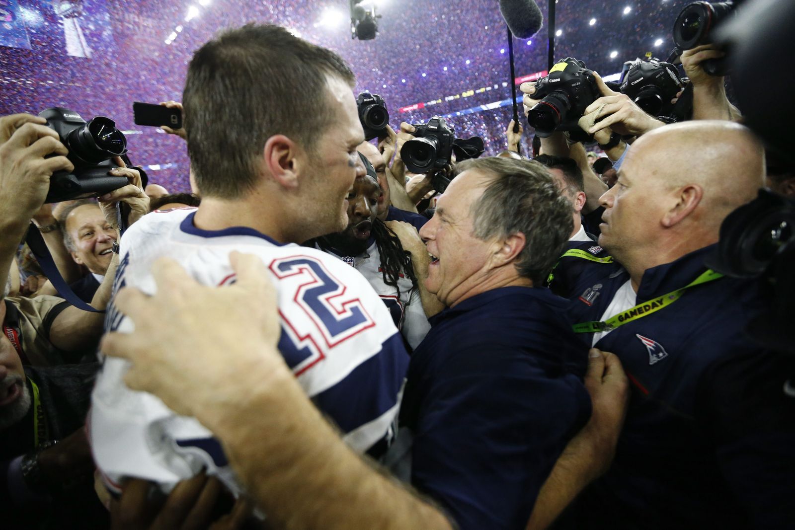 La final de la Super Bowl entre los Patriots y los Falcons