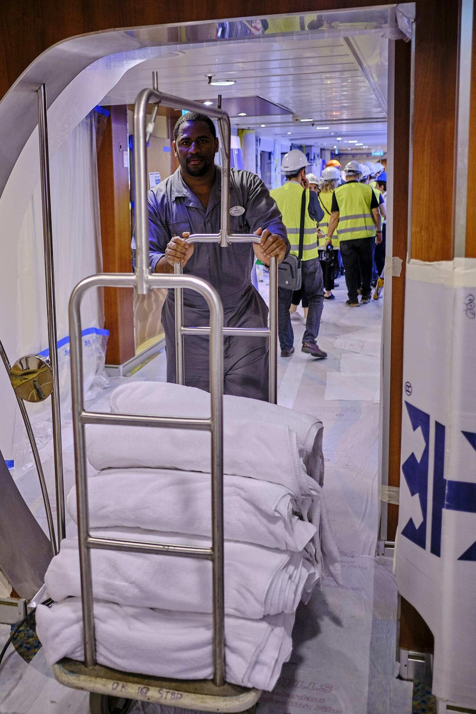Obras en el buque 'Oasis of the Seas' Obras en el buque 'Oasis of the Seas'