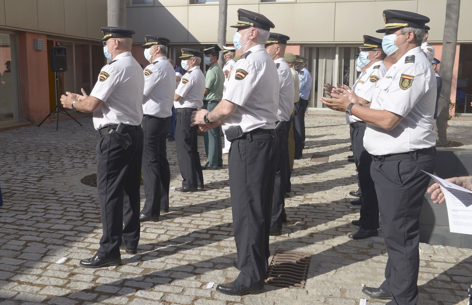 Fotos de la toma de posesion del cargo del nuevo comisario de la Policía Nacional