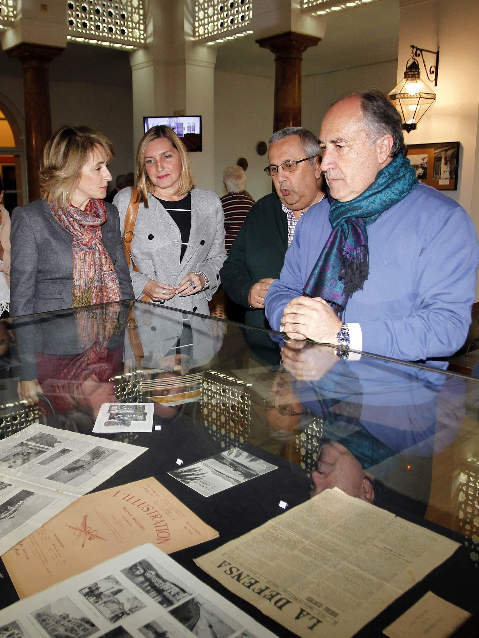 Imágenes de la exposición en el Hotel Cristina
