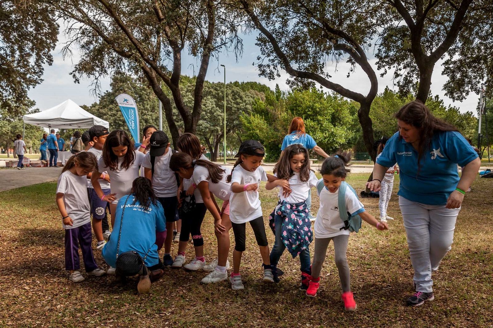 Jornada del voluntariado de la Caixa.