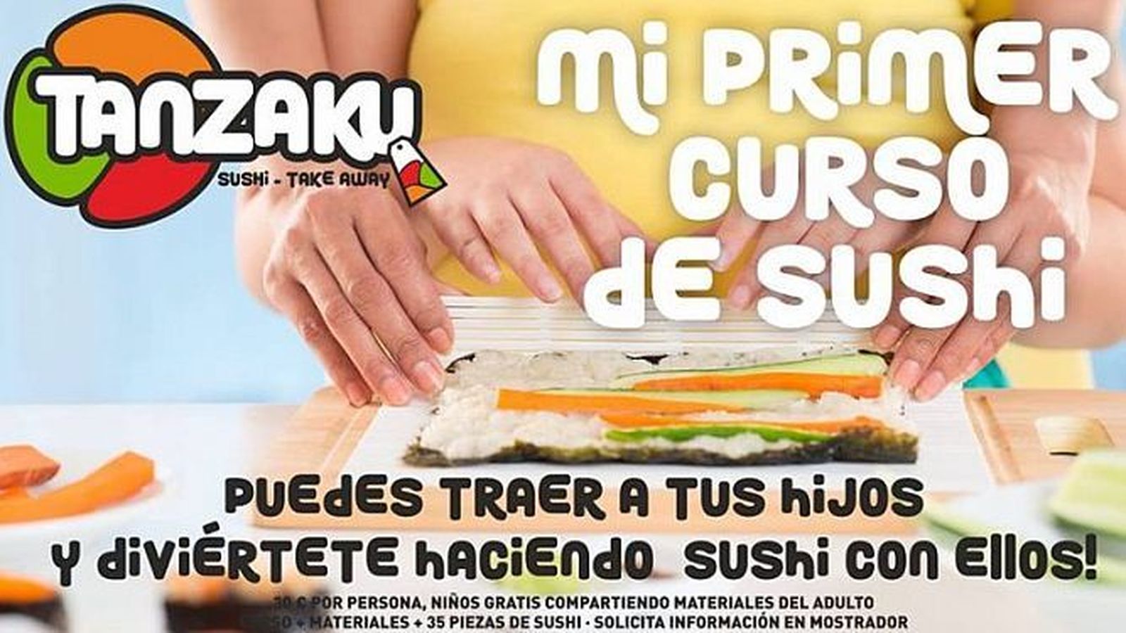 Cartel anunciador de la actividad