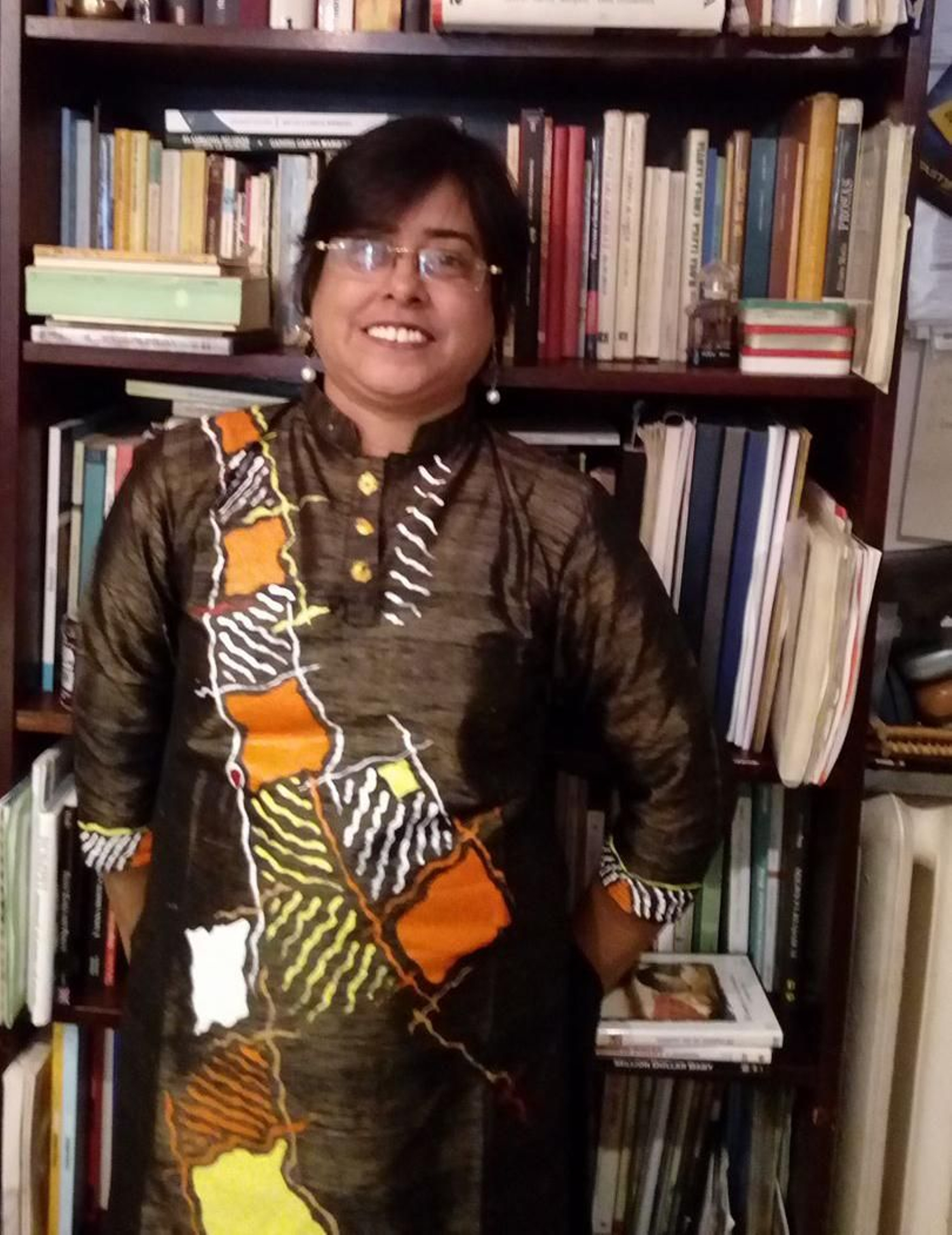 La traductora Arundhati Battacharia.