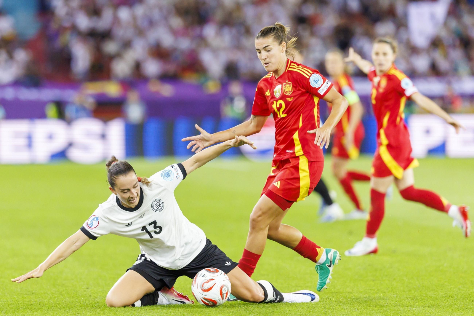 Las mejores imágenes del pase a la final de España ante Alemania en la Eurocopa femenina