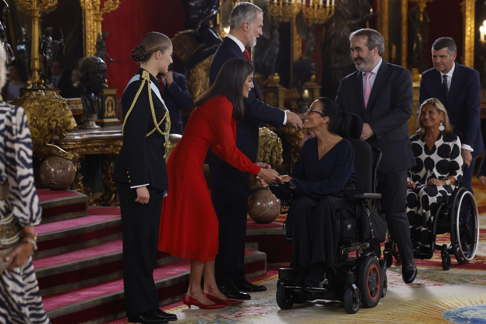 Las imágenes de la recepción de la Fiesta Nacional en el Palacio Real