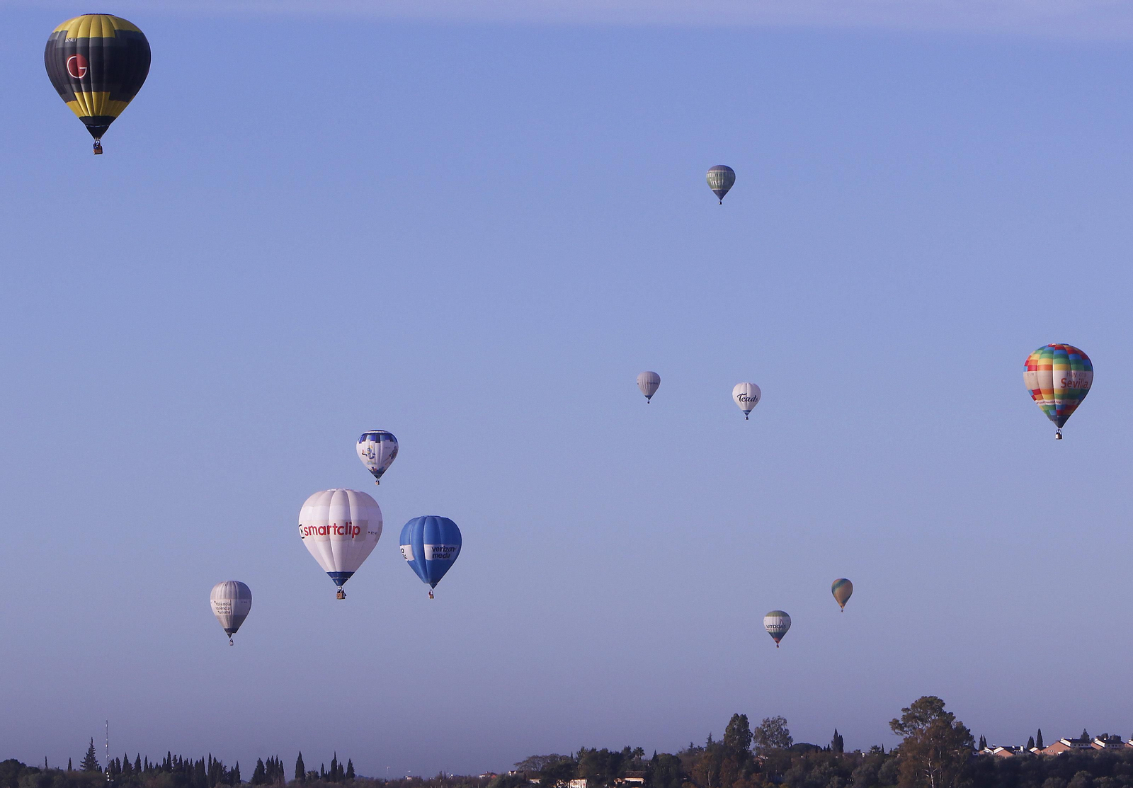 Las imágenes de la XXI Copa del Rey de Globos Aerostáticos.