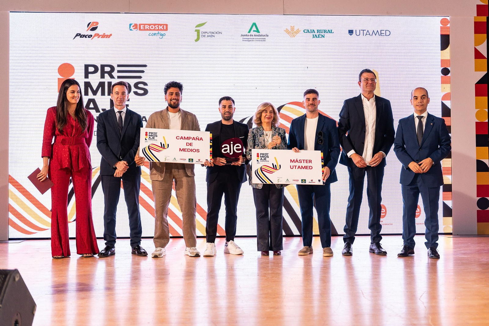 Así fue la mágica noche de entrega de los Premios AJE Andalucía, en imágenes