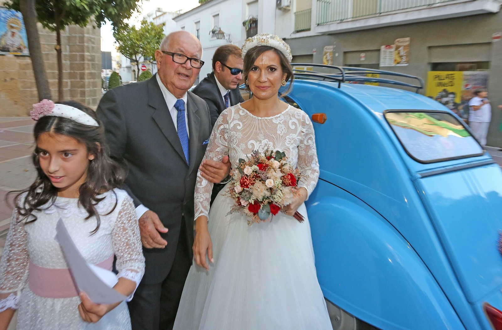 Boda de Lorenzo Amor e Irene Galisteo en la Basílica de La Merced