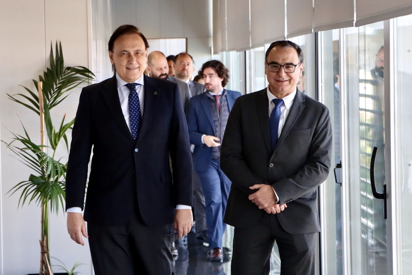 El rector de la UAL junto al consejero de Universidades.