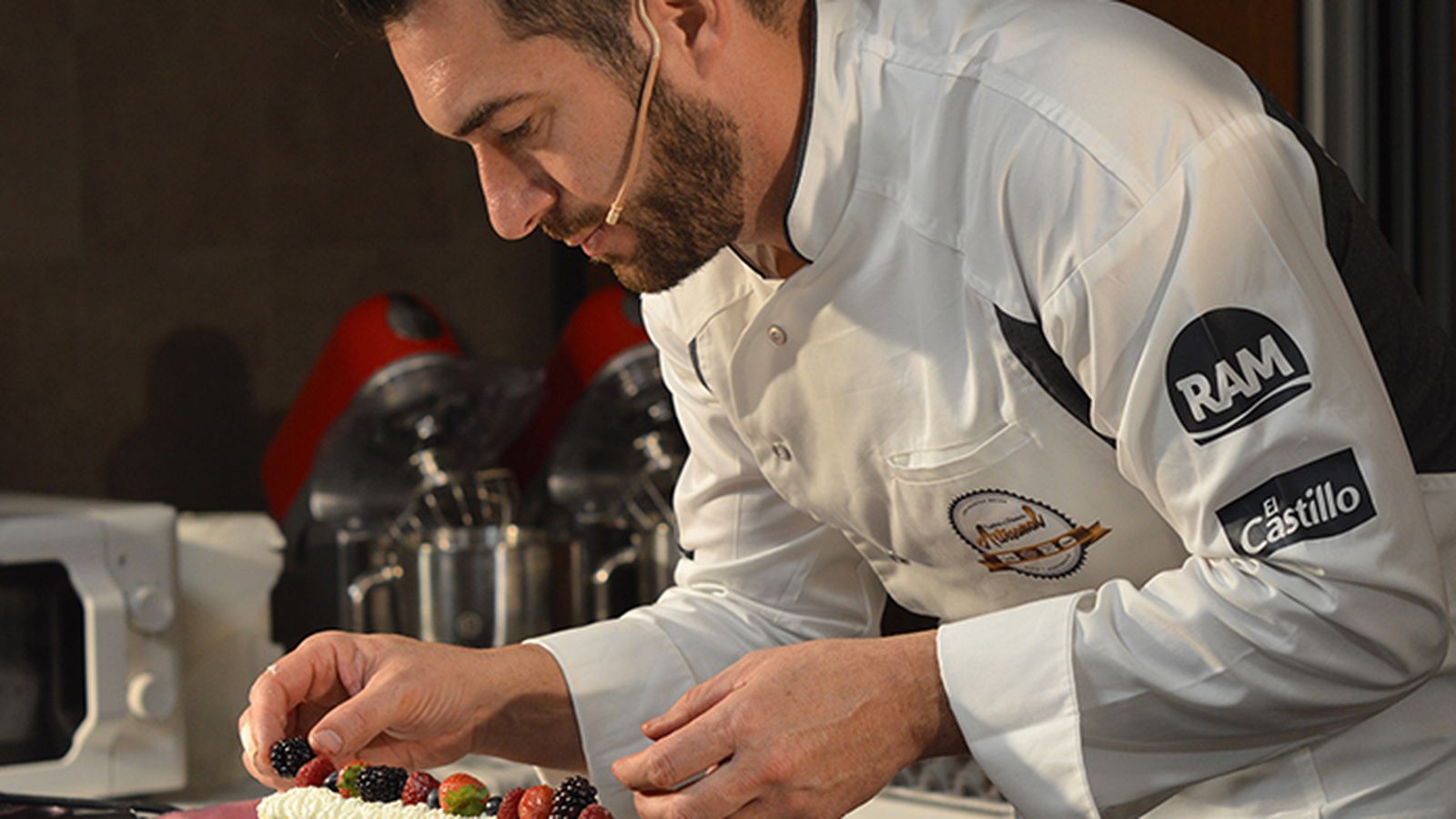 David Pallás en plena elaboración