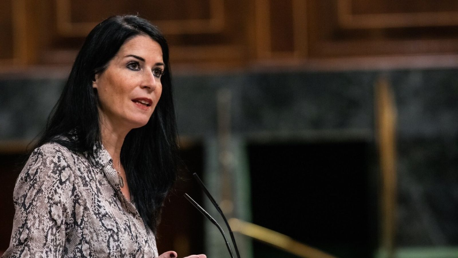 La portavoz adjunta de Vox en la Comisión de Igualdad del Congreso, Carla Toscano.