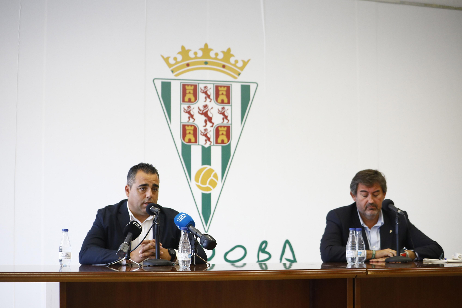 La presentación de Germán Crespo como técnico del Córdoba CF, en imágenes