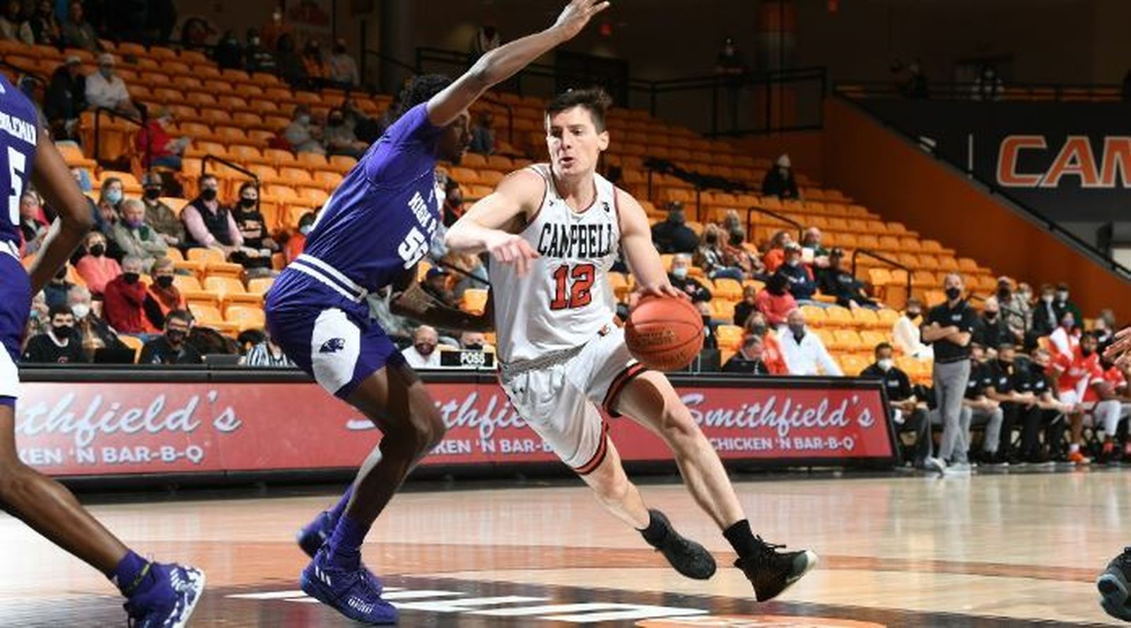 Carralero, en el partido ante High Point.