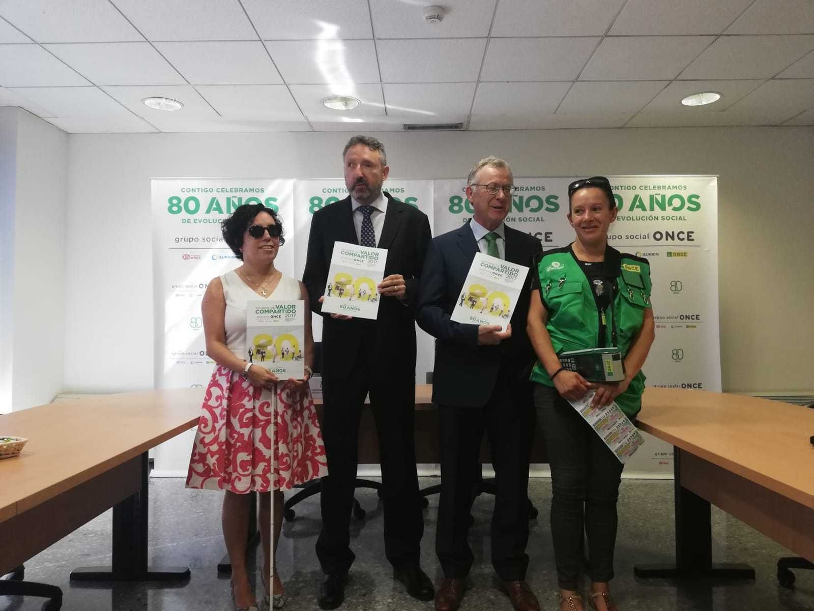 Presentación de la memoria del ejercicio pasado de la ONCE.