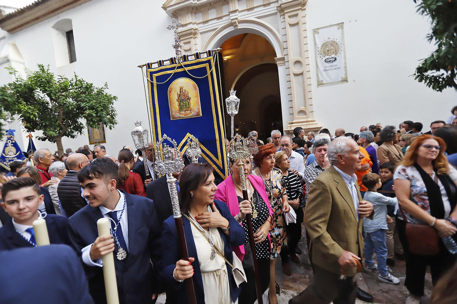 Imágenes de la procesión del Corpus Christi en Huelva