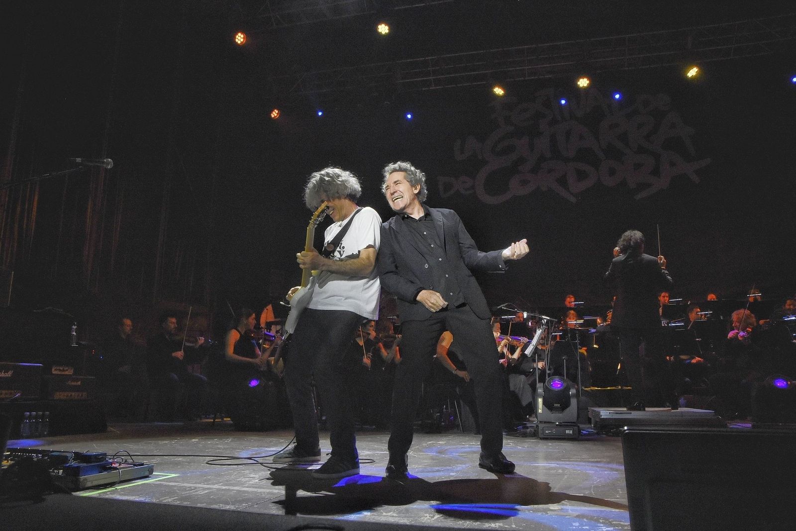 Miguel Ríos, en una edición pasada del Festival de la Guitarra de Córdoba.