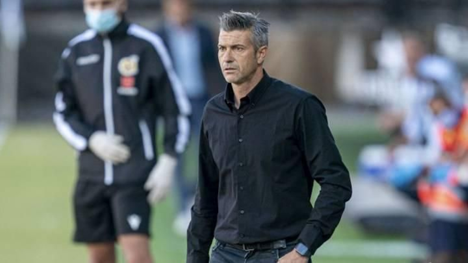 Pep Lluís Martí dirige un partido.