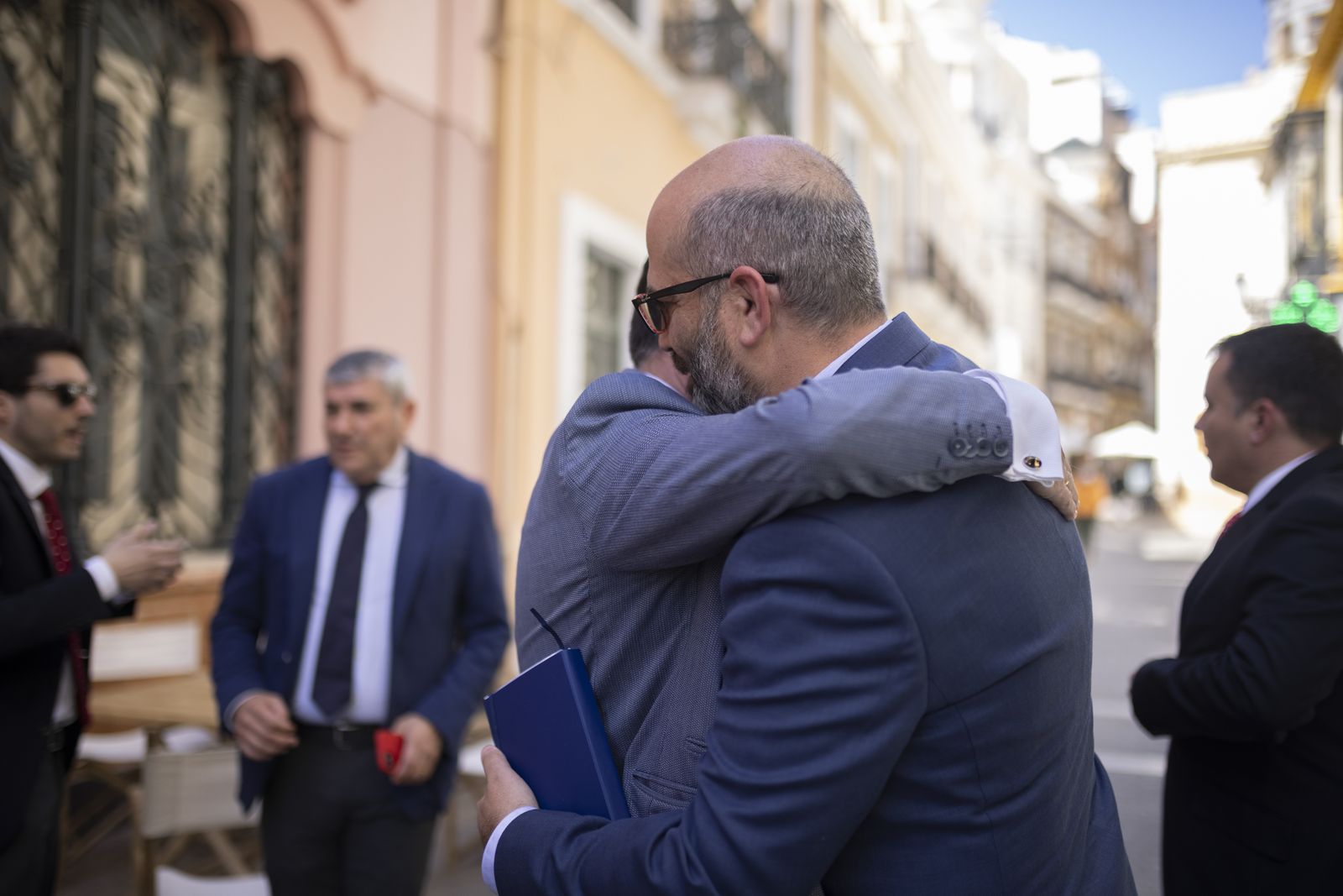 Imágenes de la tertulia cofrade de Huelva Información