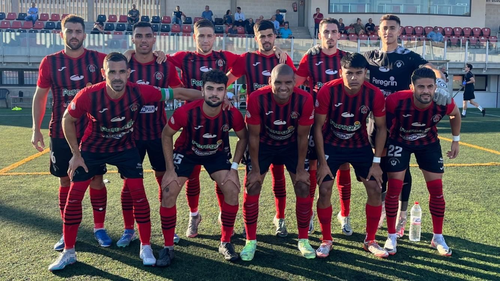 Once presentado por el Atlético Pulpileño en un encuentro de esta temporada.