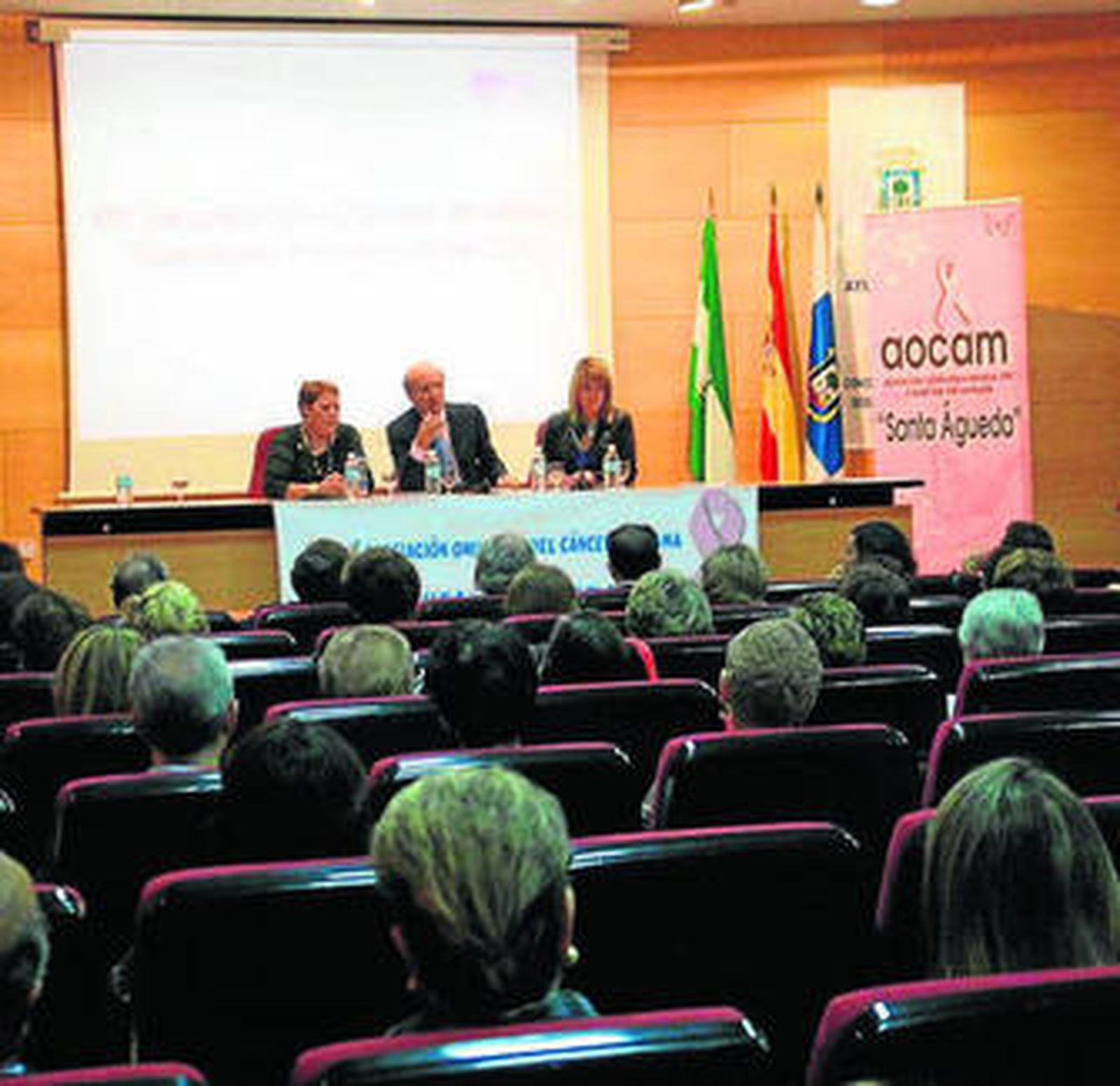 Inauguración ayer de las Jornadas de la Asociación Santa Águeda.
