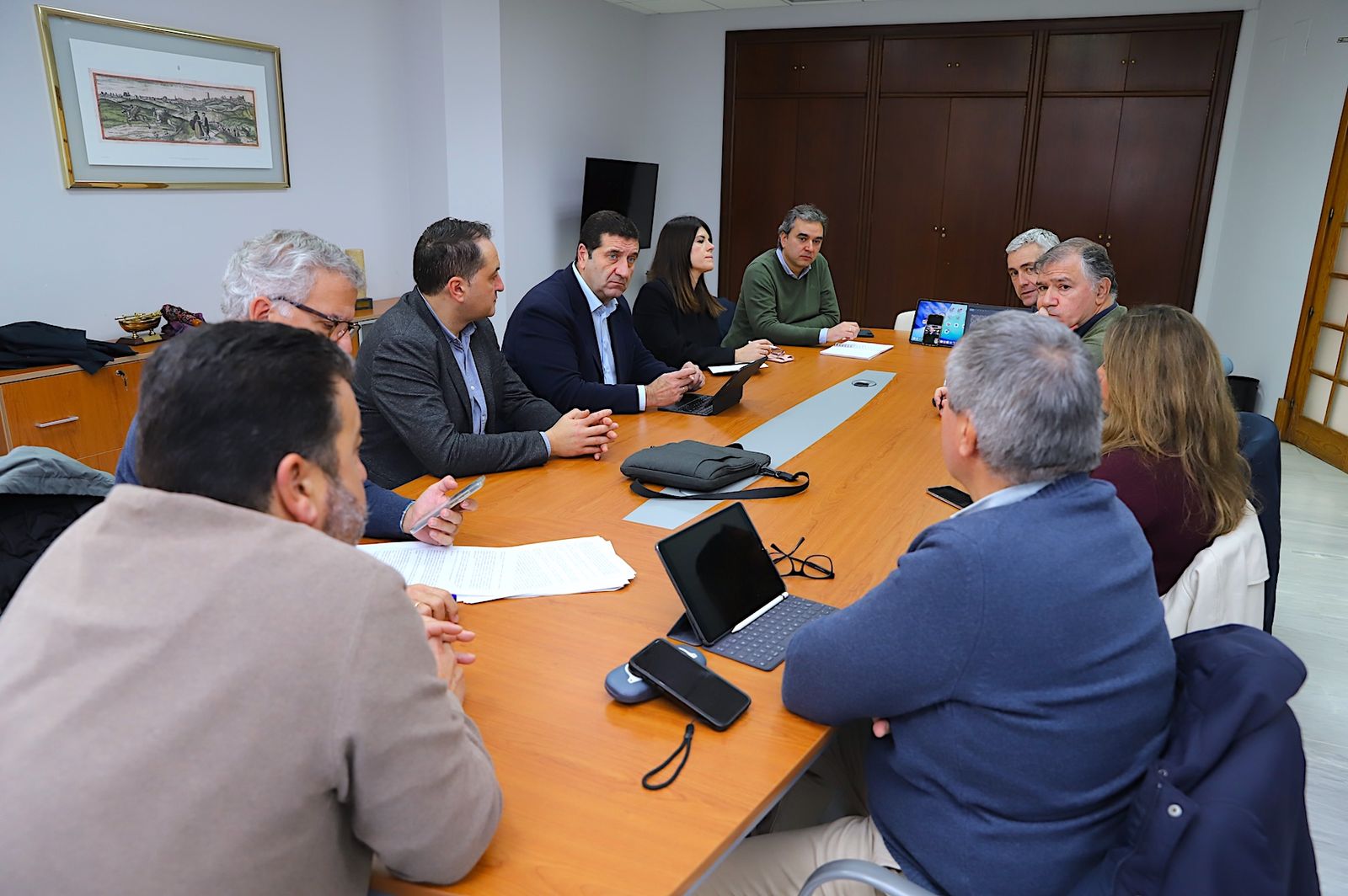 José Ignacio Martínez, en su reunión con teleoperadoras.