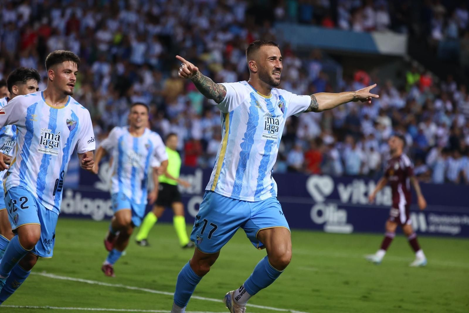 El Málaga CF - Albacete, en fotos