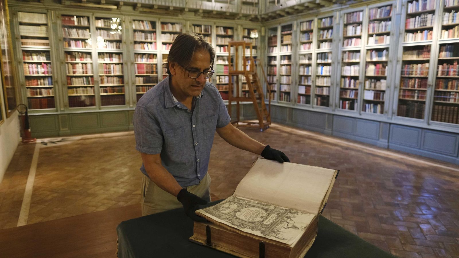 Juan Moreno, bibliotecario de la Real Maestranza de Caballería de Ronda.